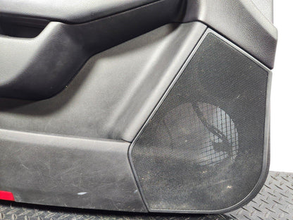 11-19 MERCEDES BENZ ML W166 OEM COMPLETE FRONT LEFT N/S BLACK LEATHER DOOR CARD