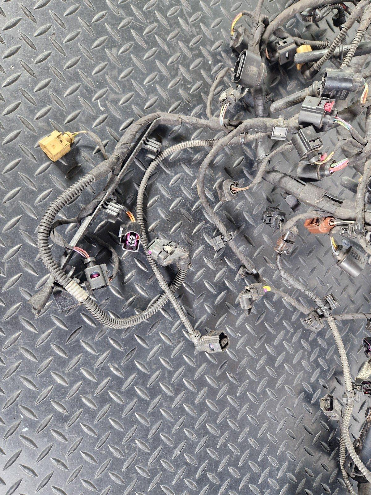 15-18 AUDI A7 4G GENUINE OEM ENGINE WIRING LOOM HARNESS 4G2971845C