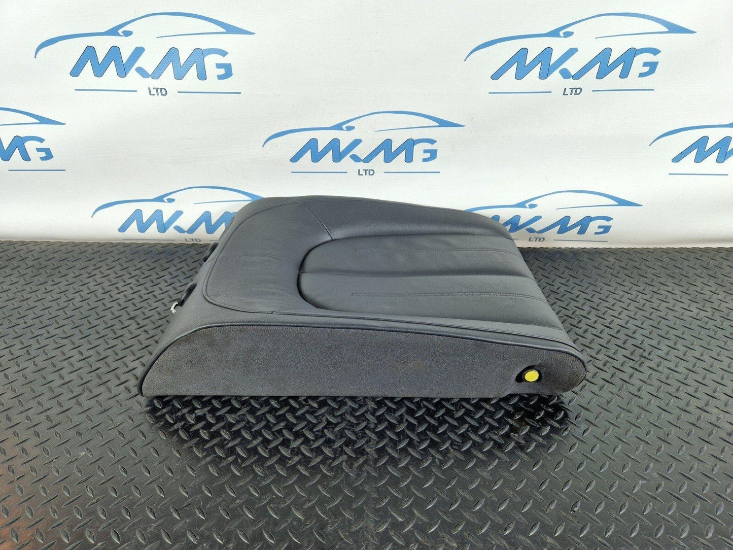 12-18 AUDI A6 C7 AVANT REAR LEFT N/S/R BLACK LEATHER BACKREST SEAT