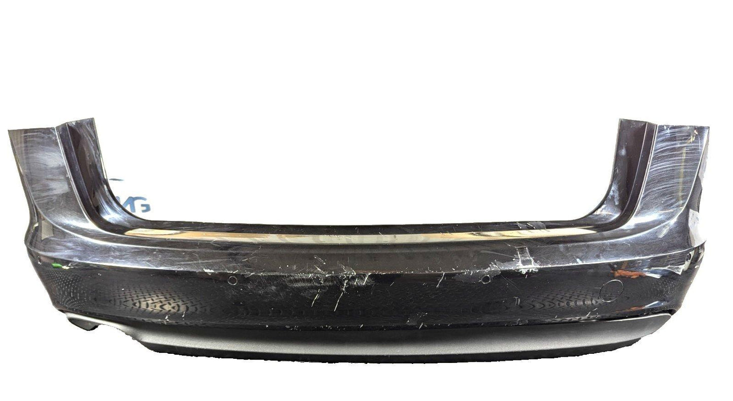 12-18 AUDI A6 C7 AVANT GENUINE REAR BUMPER IN BRILLIANT BLACK LY9B 4G0807521