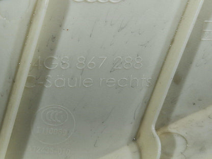 10-18 AUDI A7 4G S-LINE GENUINE RIGHT SIDE C PILLAR BLACK TRIM COVER 4G8867288