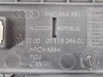 16-19 AUDI A4 B9 GENUINE CENTRE CONSOLE STORAGE TRAY TRIM 8W0864981
