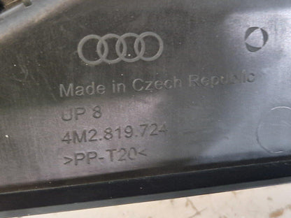 16-20 AUDI Q7 4M GENUINE OEM AIR MICRO FILTER AIR DUCT CHANNEL BLACK 4M2819724