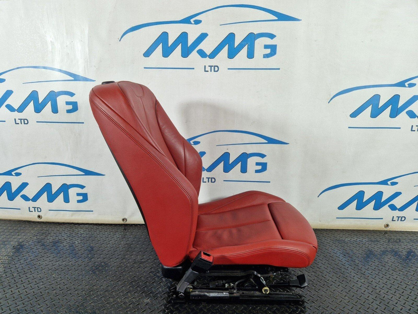 14-16 BMW 2 SERIES F22 GENUINE FRONT LEFT PASSENGER RED SEAT 7243564 9216468