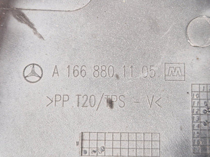 11-19 MERCEDES BENZ ML W166 LEFT SIDE N/S BONNET TRIM COVER PANEL A1668801105