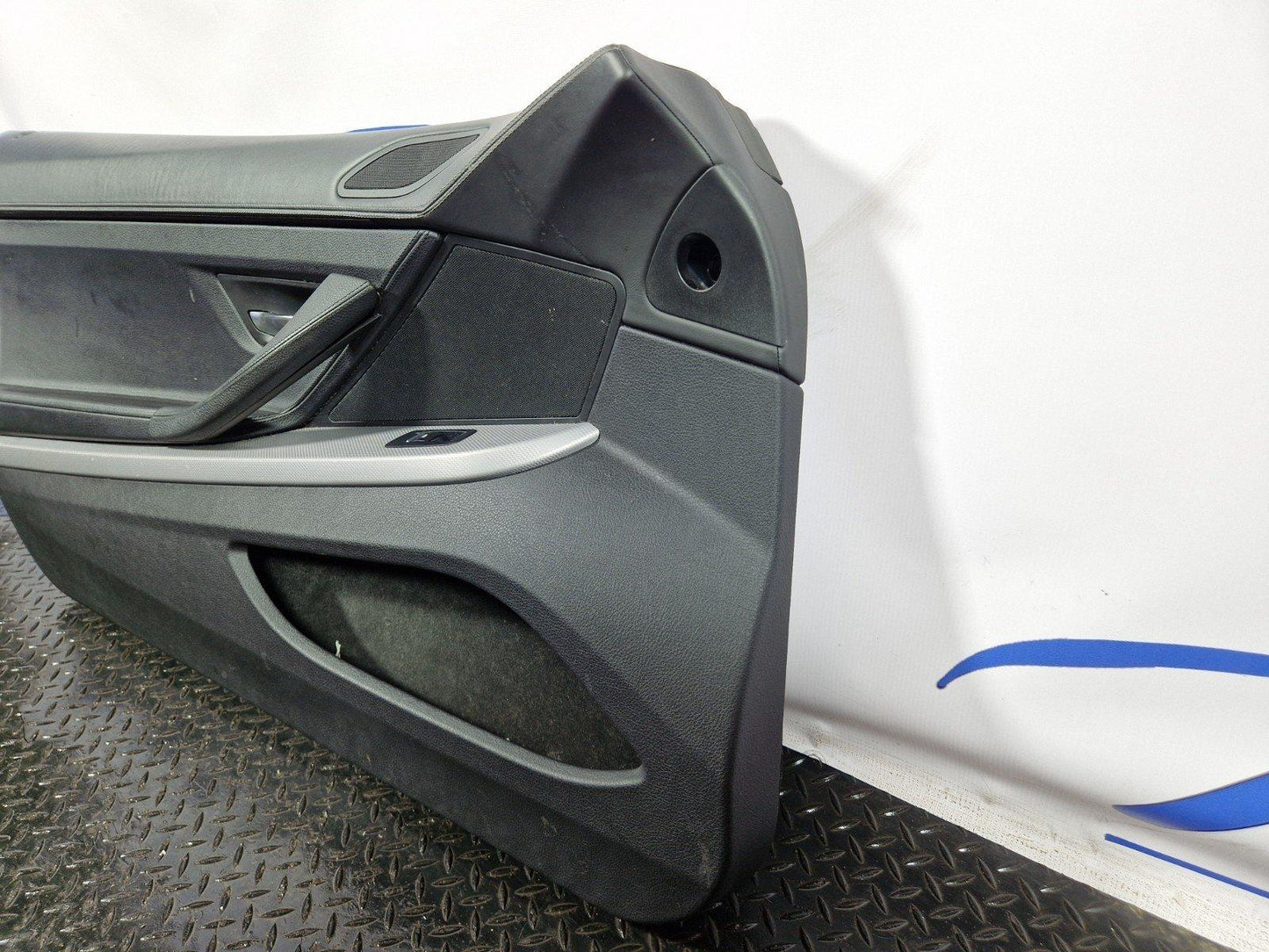 11-18 BMW 6 SERIES F13 COUPE GENUINE LEFT N/S BLACK LEATHER DOOR CARD PANEL