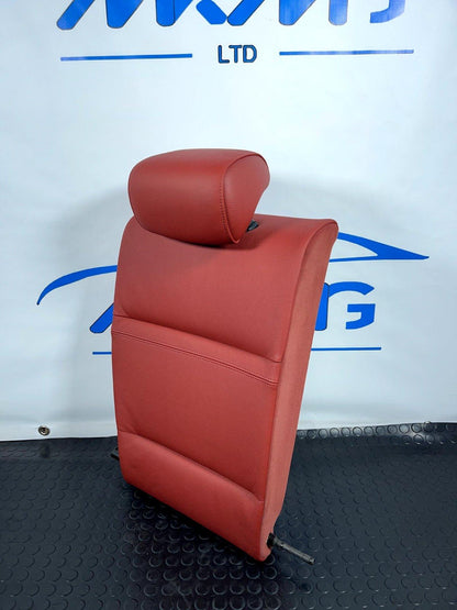 2010 BMW 3-SERIES E92 LCI M-SPORT REAR RIGHT LEATHER SEAT IN RED & HEADREST