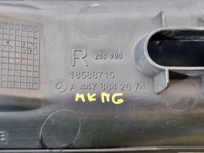 14-23 MERCEDES VITO W447 RIGHT SIDE WATER DEFLECTOR COVER TRIM A4478842674