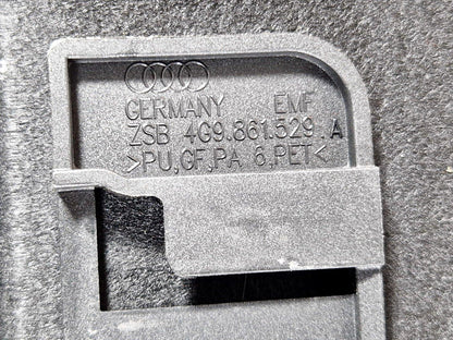 12-18 AUDI A6 C7 GENUINE BOOT TRUCK COMPARTMENT CARPET FLODING BOARD 4G9861529A