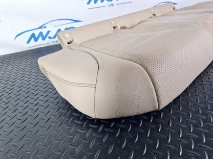 14-21 MERCEDES BENZ W205 GENUINE OEM REAR SEAT BEIGE LEATHER BENCH A2059200650