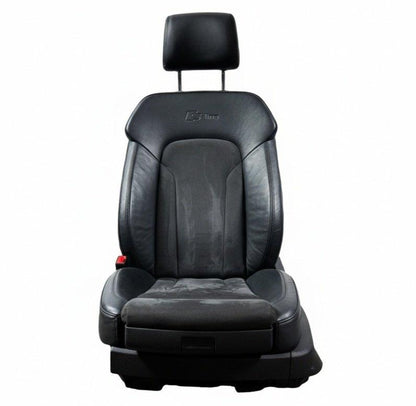 15-20 AUDI Q7 4M GENUINE FRONT LEFT N/S FULL ELECTRIC HALF LEATHER SEAT HEATED