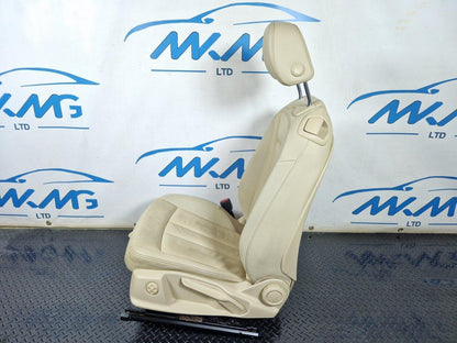 16-24 AUDI A5 F5 COUPE FRONT PASSENGER WHITE LEATHER SEAT