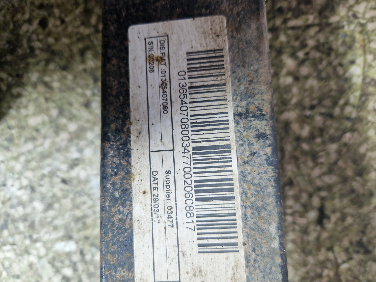 Peugeot Boxer MK3 Rear Right O/S Leaf Spring 01365407080
