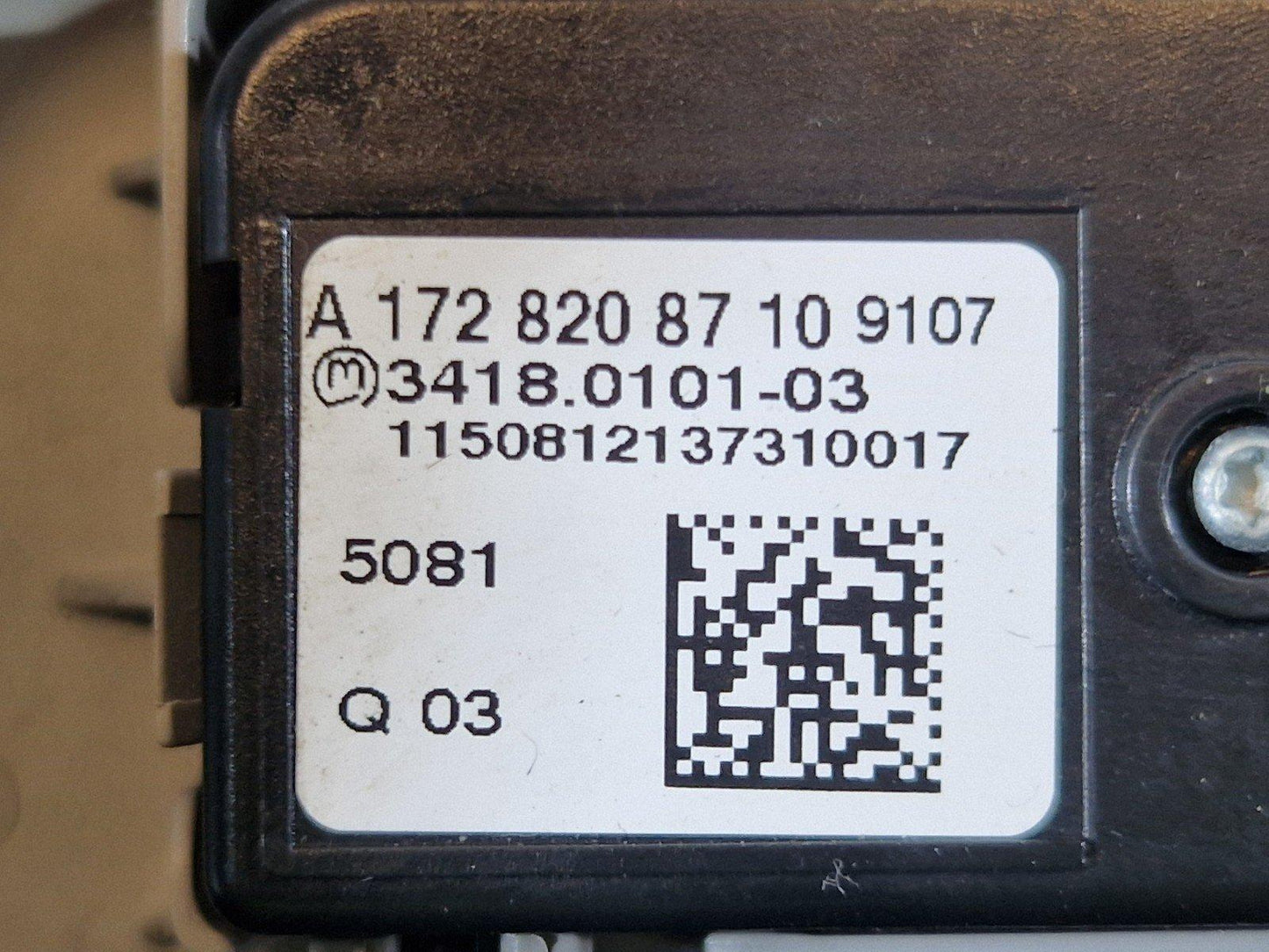 11-19 MERCEDES BENZ ML W166 GENUINE ROOF TOW ALARM SWITCH A1668211836