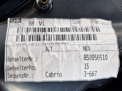 16-24 AUDI A5 F5 S-LINE CONVERTIBLE FRONT LEFT SIDE DOOR CARD 8W6867133
