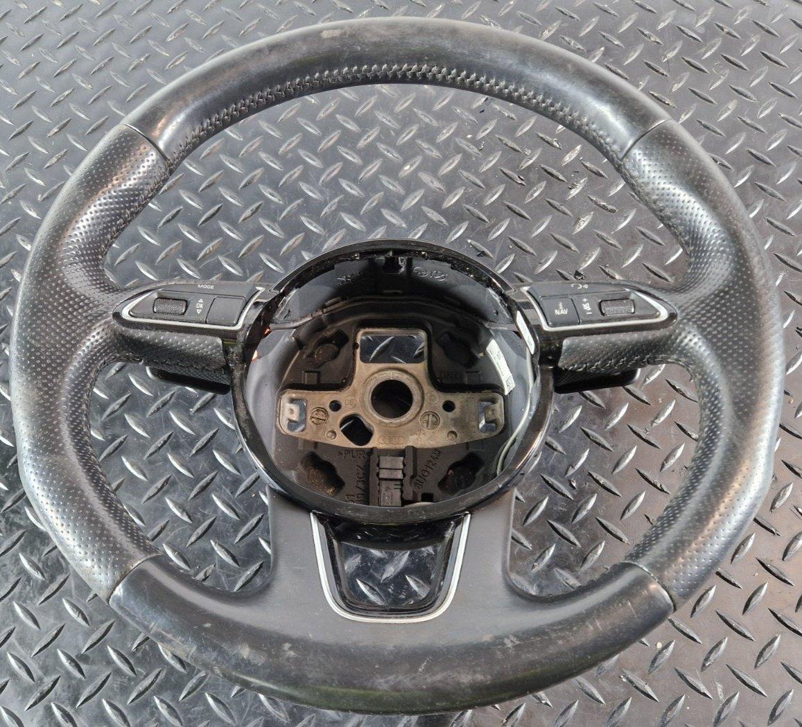10-15 AUDI Q7 4L 3.0 TDI MULTIFUNCTION STEERING WHEEL 4L0419689A 4L0419091AS