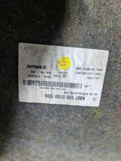 MERCEDES BENZ SPRINTER W907 HEAD ROOF LINER A9076900100