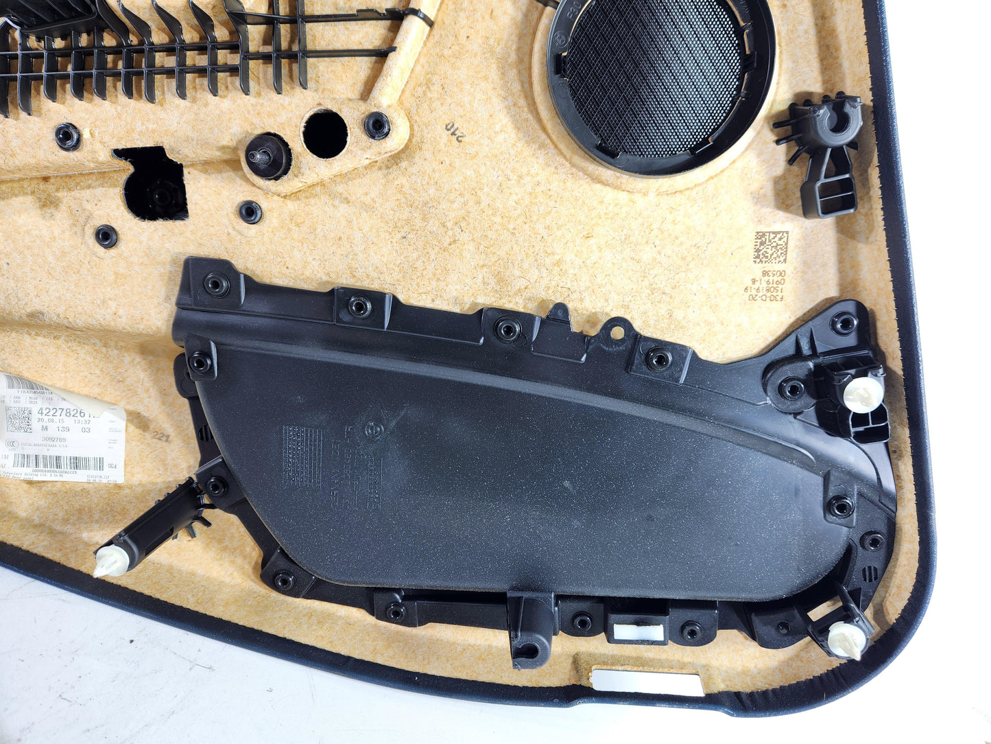 BMW 320d F30 Sedan Genuine Driver Side Rear Door Card 2083450