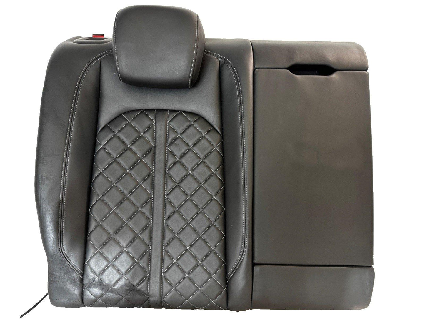 AUDI S5 F5 COUPE REAR RIGHT O/S BLACK LEATHER COMFORT SEAT BACKREST (DAMAGED)