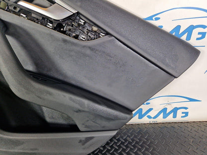 16-19 AUDI A4 AVANT B9 REAR RIGHT SIDE BLACK LEATHER DOOR CARD 8W0867488