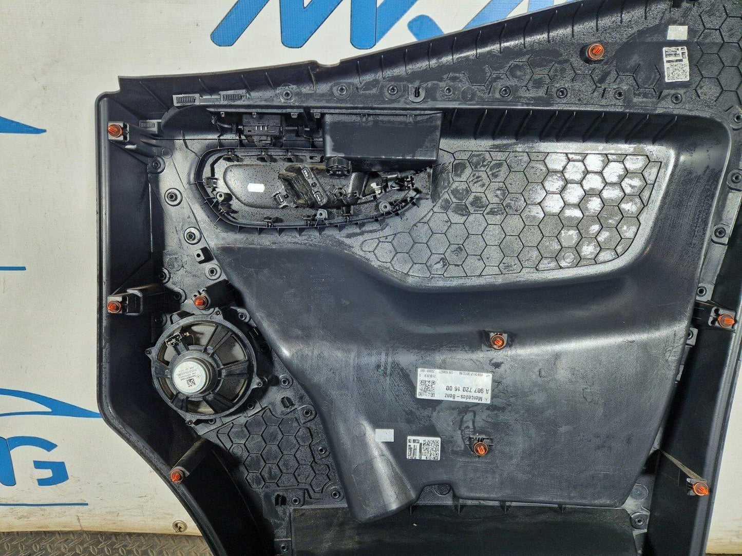 18-ON MERCEDES SPRINTER W907 W910 OEM FRONT PASSENGER LH DOOR CARD TRIM PANEL