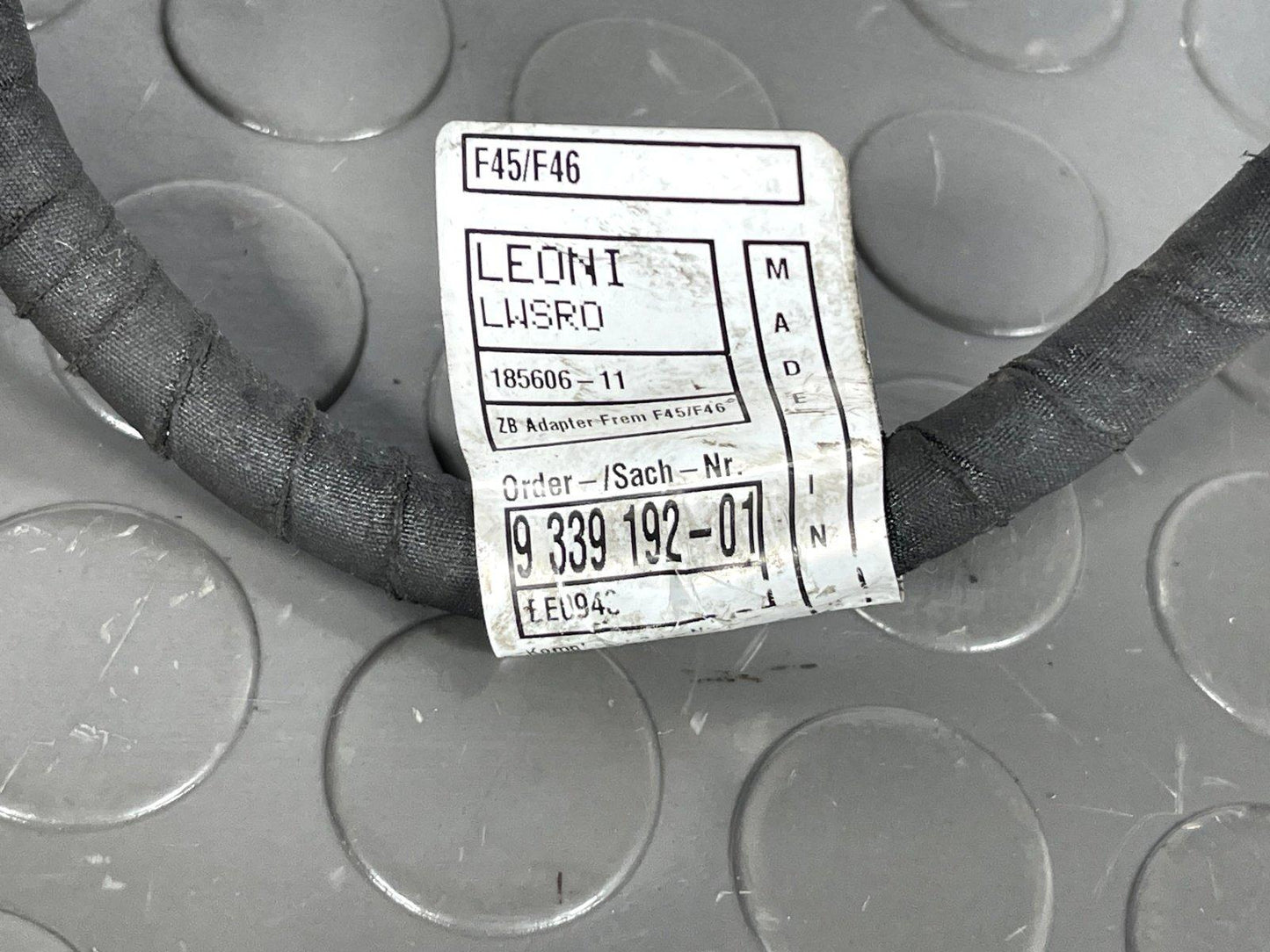 14-21 BMW 2 SERIES GRAN TOURER F45 F46 GENUINE POSITIVE BATTERY CABLE 9339192