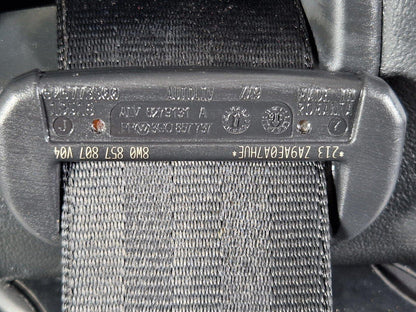 16-19 AUDI A4 AVANT B9 S-LINE REAR O/S DRIVERS SIDE HALF BLACK LEATHER  BACKREST