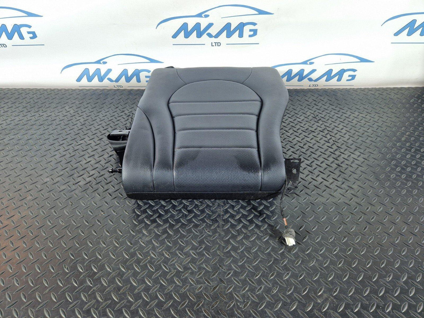 14-21 MERCEDES BENZ C300h W205 REAR LEFT N/S SEAT BLACK LEATHER BACKREST