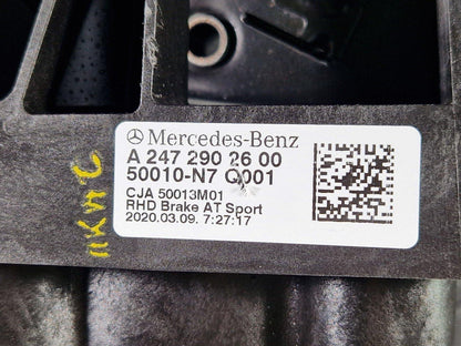 18-ON MERCEDES BENZ A CLASS W177 AUTOMATIC BRAKE PEDAL ASSEMBLY UNIT A2472902600