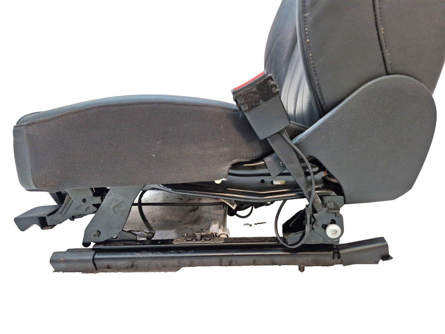 12-18 AUDI A6 C7 FRONT RIGHT DRIVER O/S BLACK LEATHER SEAT