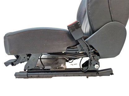 12-18 AUDI A6 C7 FRONT RIGHT DRIVER O/S BLACK LEATHER SEAT