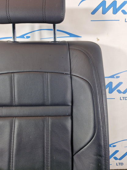 19-ON RANGE ROVER EVOQUE L551 REAR RIGHT O/S/R BLACK LEATHER SEAT BACKREST