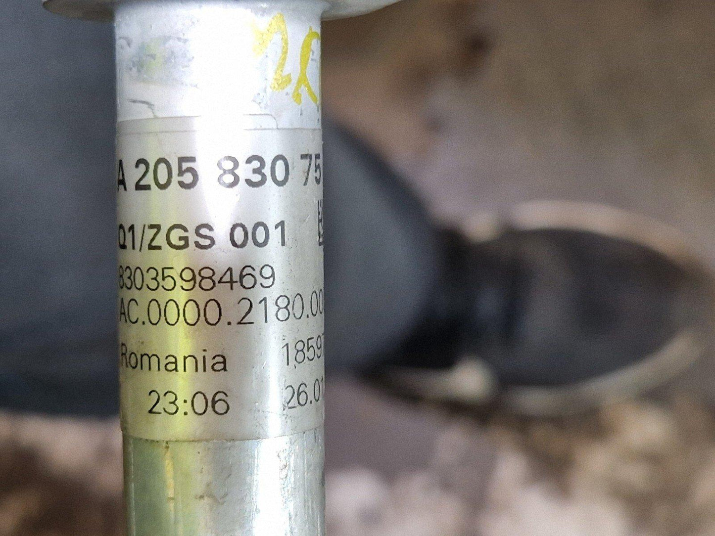 14-21 MERCEDES BENZ C300h W205 AC AIR CONDITIONING PIPE HOSE HYBRID A2058307504
