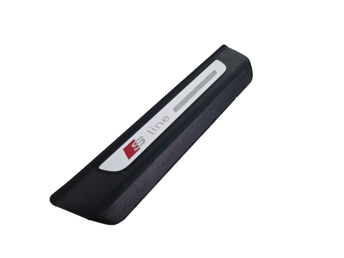 16-20 AUDI Q7 4M GENUINE OEM REAR RIGHT DOOR SILL SCUFF PLATE TRIM 4M0853376
