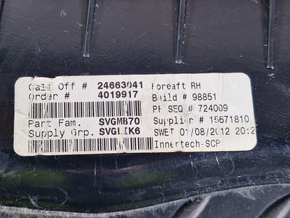 10-13 BMW X5 E70 LCI GENUINE CENTER CONSOLE RIGHT SIDE COVER TRIM 7246976