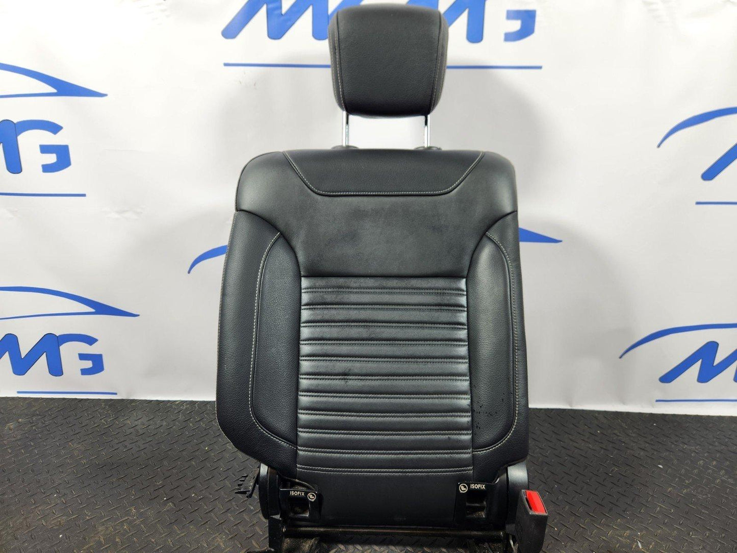 16-19 MERCEDES BENZ GLE ML W166 REAR RIGHT O/S/R BLACK LEATHER BACKREST SEAT