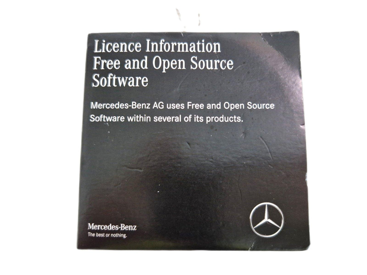 MERCEDES GENUINE  LICENCE INFORMATION FREE AND OPEN SOURCE SOFTWARE A1778270401