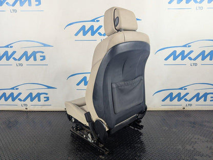 10-13 BMW X5 E70 LCI FRONT SEAT RIGHT O/S INTERIOR HEATED LEATHER 9221861