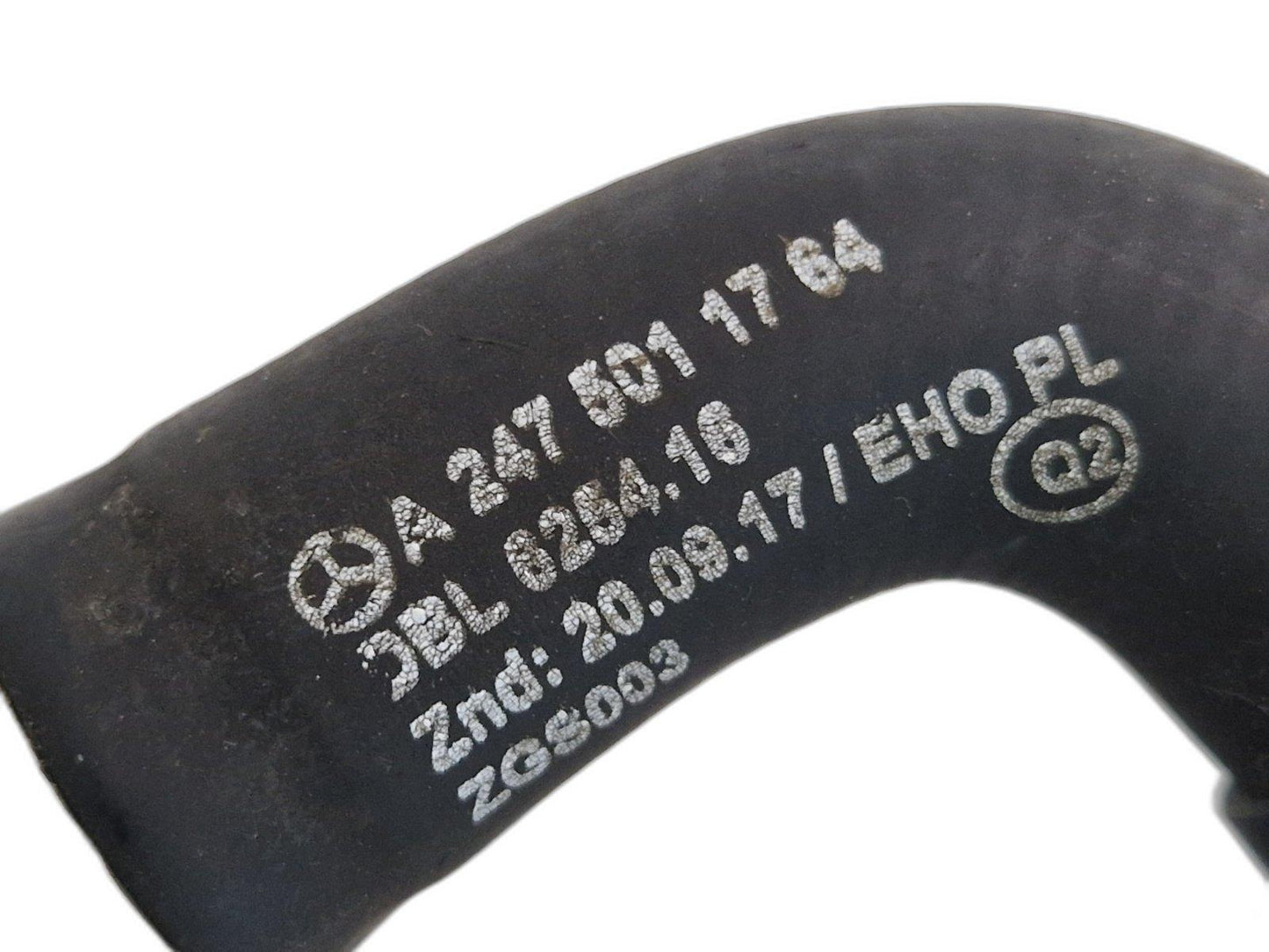 19-ON MERCEDES BENZ CLA C118 WATER COOLANT PIPE HOSE A2475011764