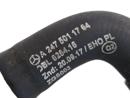 19-ON MERCEDES BENZ CLA C118 WATER COOLANT PIPE HOSE A2475011764