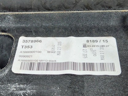 11-19 MERCEDES BENZ ML W166 OEM REAR LEFT N/S BOOT TRIM COVER PANEL A1666900100