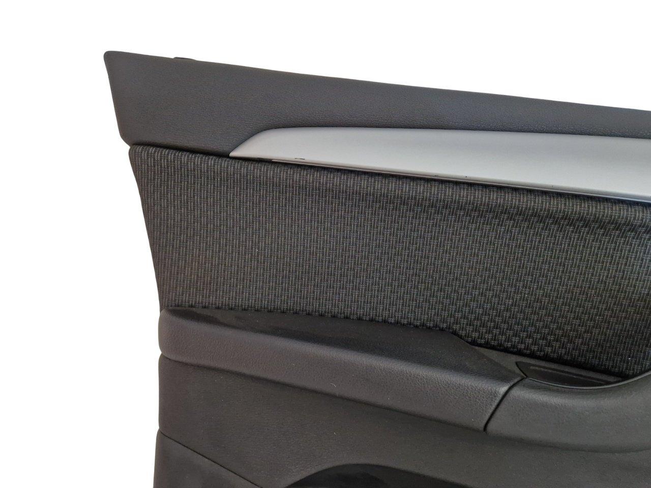16-22 BMW X1 F48 FRONT PASSENGER SIDE DOOR CARD PANEL IN BLACK