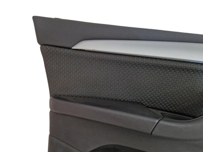 16-22 BMW X1 F48 FRONT PASSENGER SIDE DOOR CARD PANEL IN BLACK