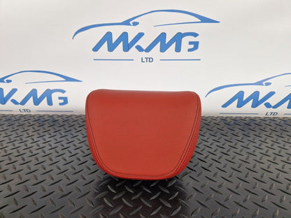 12-18 BMW 4 SERIES F36 LCI REAR LEFT/RIGHT SIDE SEAT RED LEATHER HEADREST