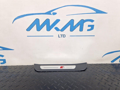 10-18 AUDI A7 4G S-LINE GENUINE OEM REAR LEFT DOOR SILL TRIM 4G8853375