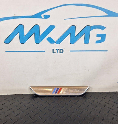 10-13 BMW E70 LCI X5 GENUINE OEM REAR DOOR KICK PLATES SILL COVER TRIM 7205265