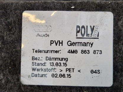 16-20 AUDI Q7 4M OEM HEATER CABIN AIR VENT INLET OUTLET DUCT 4M0863873 4M2858431