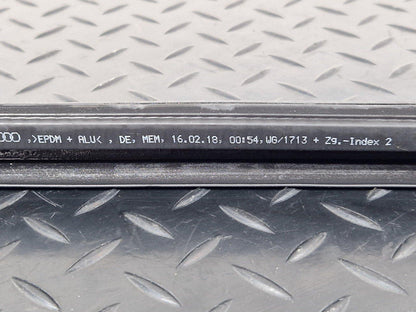 16-24 AUDI A5 F5 CABRIOLET RUBBER SEAL RIGHT DOOR WINDOW/GLASS 8W7839480