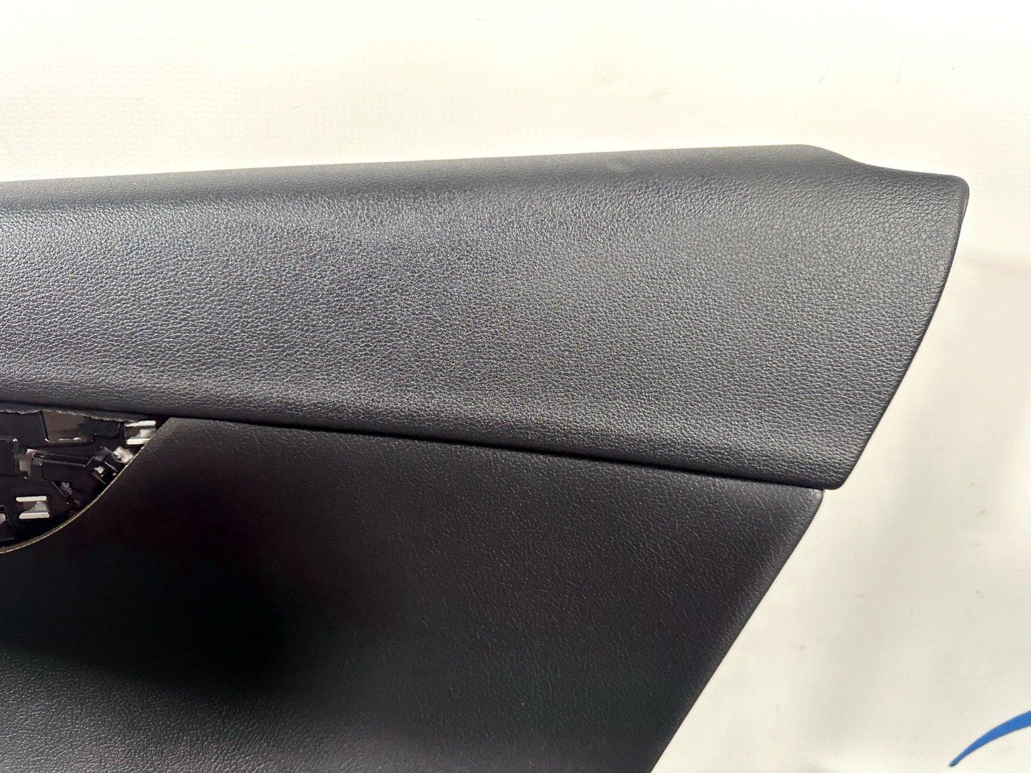16-19 AUDI A4 B9 AVANT/ESTATE GENUINE REAR DRIVER SIDE LEATHER DOOR CARD BLACK