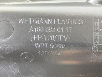 11-19 MERCEDES BENZ ML W166 MOULDING TRIM FOR RAIN GUTTER REAR RIGHT A1666930117